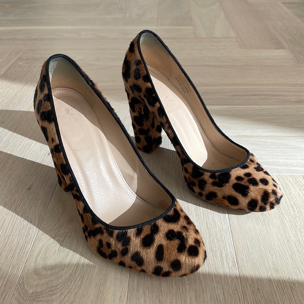 J Crew Etta Calf Hair Pump